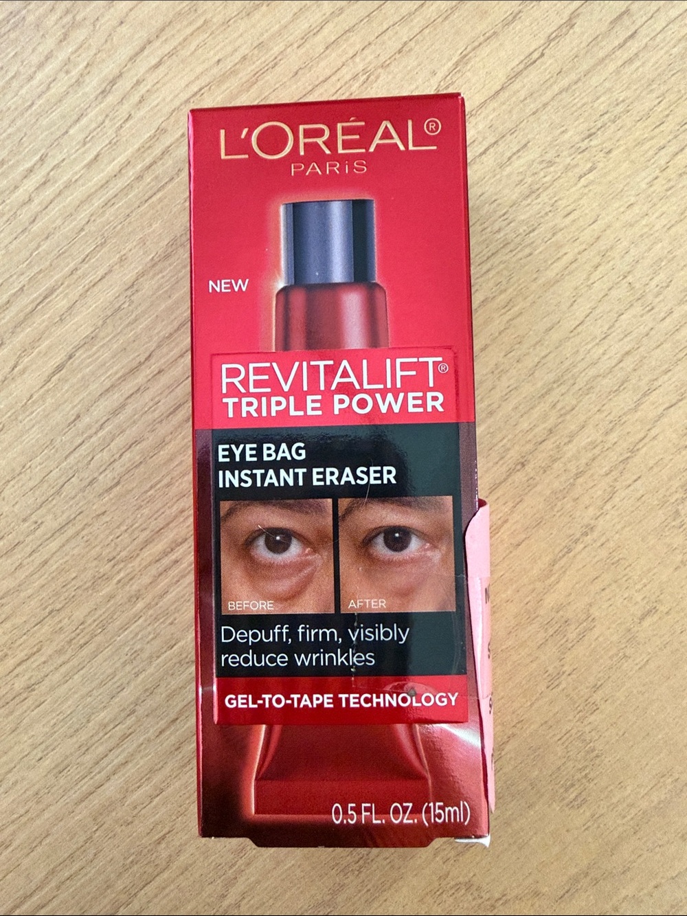 L'Oreal Revitalift Triple Power Eye Bag Instant Eraser - Red